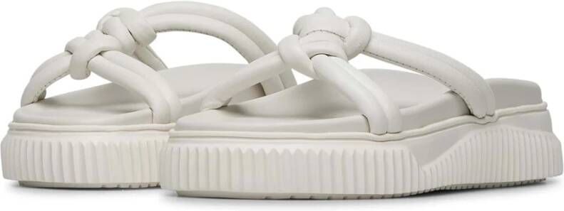 Voile blanche Leather sandals Lisa 33 White Dames