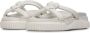 Voile blanche Leather sandals Lisa 33 White Dames - Thumbnail 4