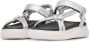 Voile blanche Leather sandals Lisa 34 Gray Dames - Thumbnail 4