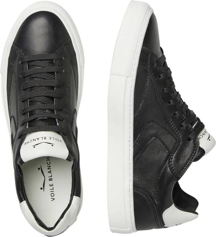 Voile blanche Leather sneakers Capri Black Dames