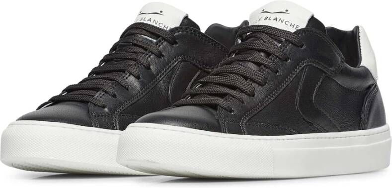 Voile blanche Leather sneakers Capri Black Dames