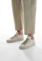 Voile blanche Beige Leren Stoffen Sneakers Beige Heren - Thumbnail 2