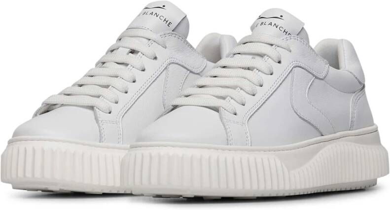 Voile blanche Leather sneakers Lipari White Dames