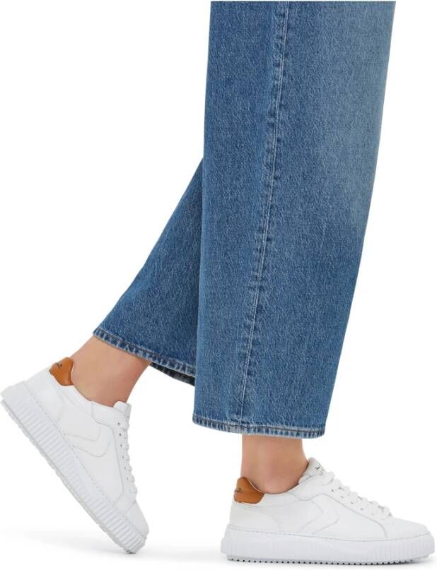 Voile blanche Leather sneakers Lipari White Dames