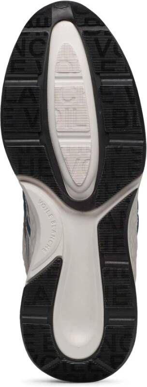 Voile Blanche Leren en Nylon Sneakers