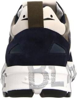 Voile Blanche Leren en Stoffen Sportieve Sneaker