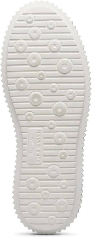 Voile Blanche Leren Sneakers Herika Perforated