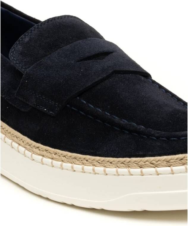Voile blanche Loafers Blue Heren