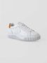 Voile blanche Metallic Kalfsleren Sneakers White Dames - Thumbnail 2