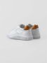 Voile blanche Metallic Kalfsleren Sneakers White Dames - Thumbnail 5