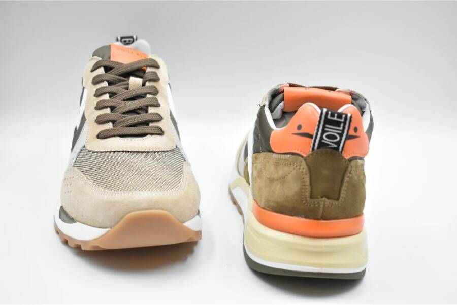 Voile blanche Oranje Beige Veterschoenen voor Heren Beige Heren