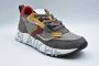 Voile blanche Paarse Platte Schoenen Suede Nylon Multicolor Heren - Thumbnail 2
