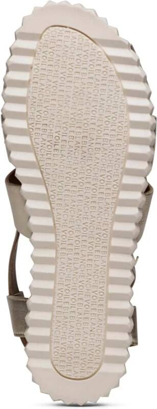 Voile Blanche Platinum Flat Sandals