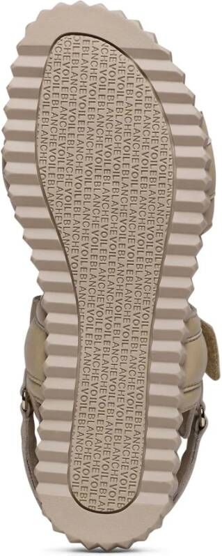 Voile Blanche Platte Sandalen