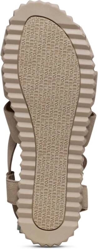 Voile Blanche Platte sandalen
