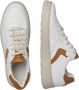 Voile blanche Retro Leren Sneakers Brown Heren - Thumbnail 3