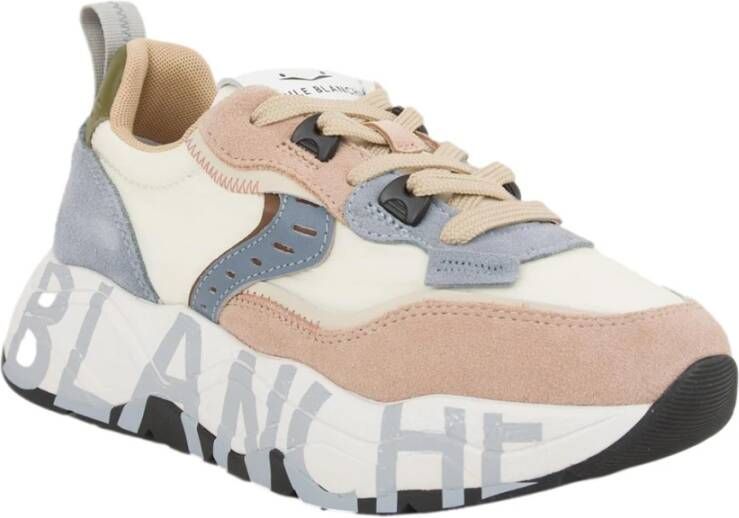 Voile blanche Roze Actieve Sneakers voor Vrouwen Multicolor Dames