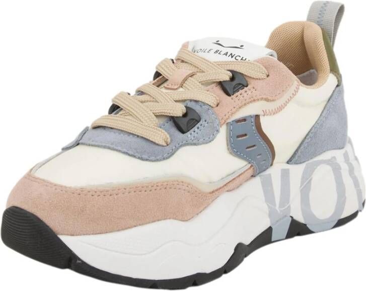 Voile blanche Roze Actieve Sneakers voor Vrouwen Multicolor Dames