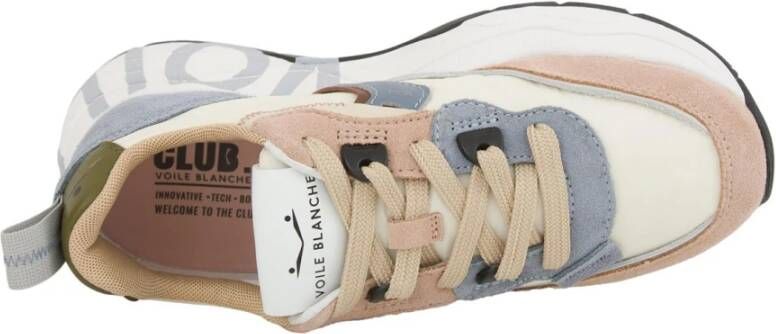 Voile blanche Roze Actieve Sneakers voor Vrouwen Multicolor Dames