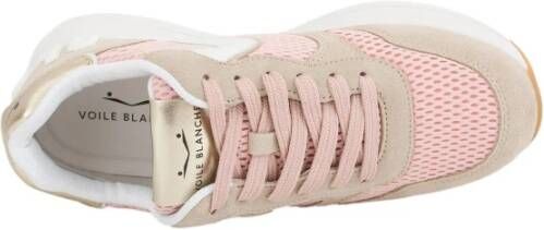 Voile Blanche Roze Sneakers voor Vrouwen