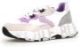 Voile blanche Roze Sneakers voor Vrouwen Multicolor Dames - Thumbnail 3