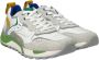 Voile blanche Heren Sneakers Bholt Leer en Stof Multicolor Heren - Thumbnail 3