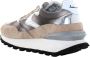 Voile blanche Leather and fabric sneakers Qwark Hype Woman Gray Dames - Thumbnail 10