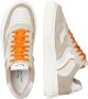 Voile blanche Beige Casual Leren Sneakers Beige Dames - Thumbnail 3