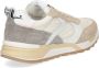 Voile blanche Leren en stoffen sneakers voor heren Beige Heren - Thumbnail 4