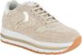 Voile blanche Suede and raffia sneakers Maran Beige Dames - Thumbnail 14