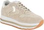 Voile blanche Suede and raffia sneakers Maran Beige Dames - Thumbnail 8