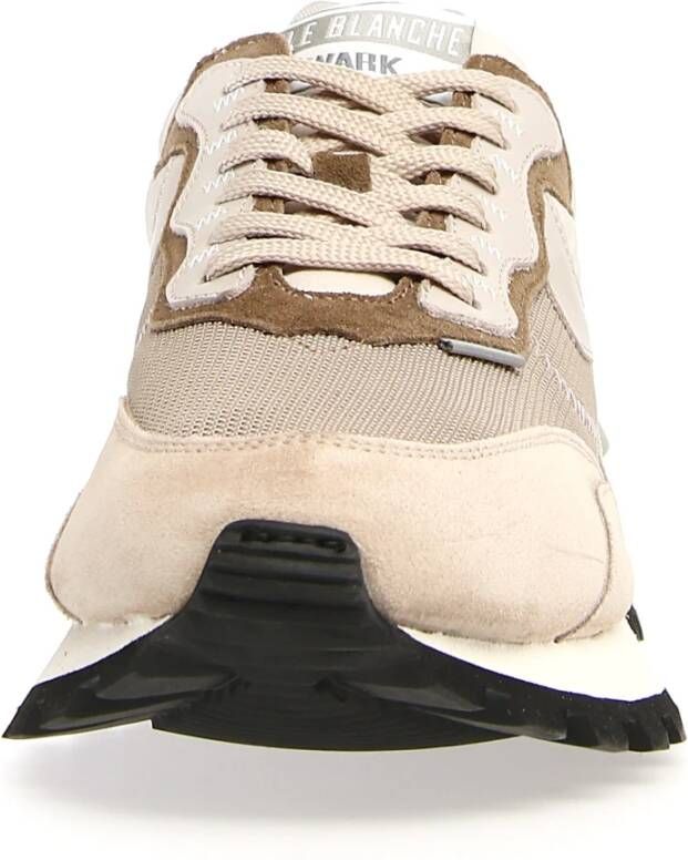 Voile blanche Beige Sneakers voor Dames Beige Heren