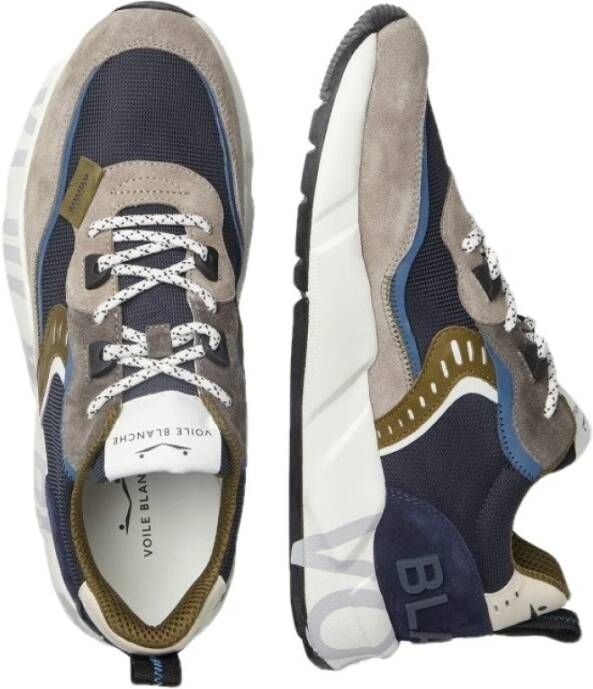 Voile blanche Sneakers Blauw Heren
