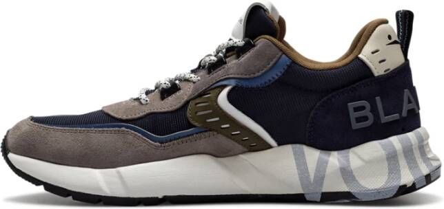 Voile blanche Heren Sneakers Club01 Grijs Marineblauw 2C22 Donkerblauw Blauw Heren