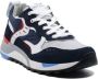 Voile blanche Blauwe Sneakers met Leren en Stoffen Voering Blauw Heren - Thumbnail 2