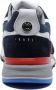 Voile blanche Blauwe Sneakers met Leren en Stoffen Voering Blauw Heren - Thumbnail 4