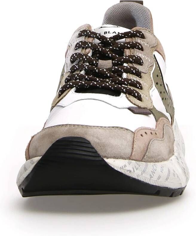 Voile blanche Sneakers Bruin Heren