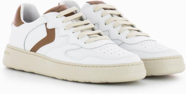 Voile blanche Sneakers Bruin Heren