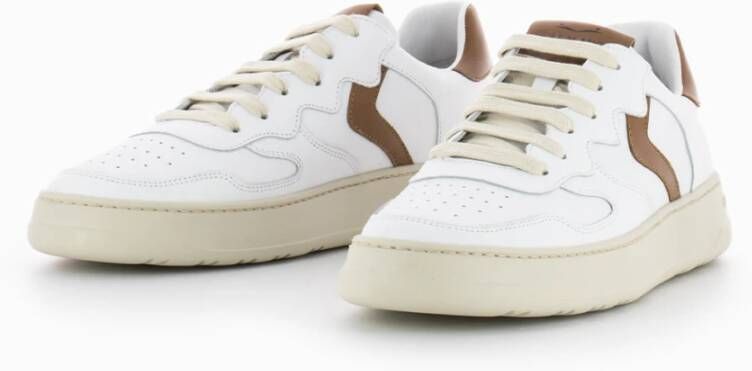 Voile blanche Sneakers Bruin Heren