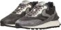 Voile blanche Leather and technical fabric sneakers Qwark Hype MAN Gray Heren - Thumbnail 7