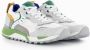 Voile blanche Heren Sneakers Bholt Leer en Stof Multicolor Heren - Thumbnail 10