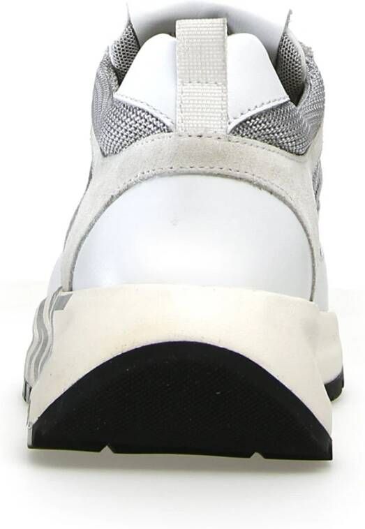 Voile blanche Dames Casual Witte Leren Sneakers Wit Dames