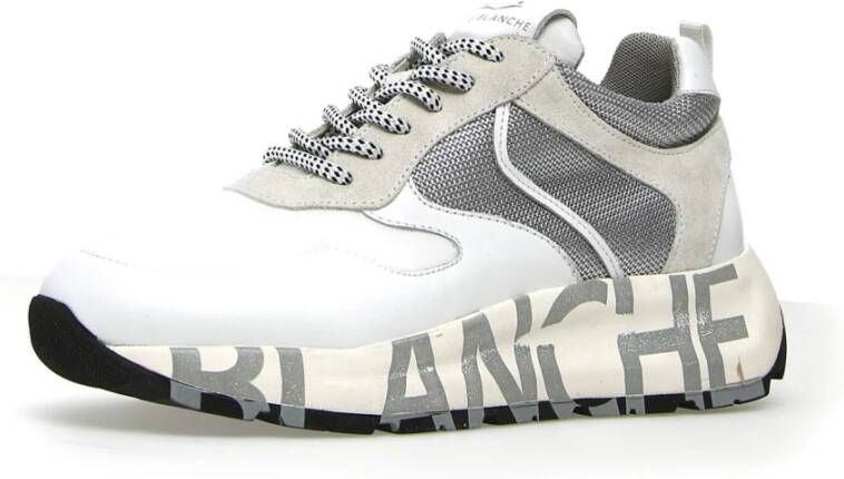 Voile blanche Dames Casual Witte Leren Sneakers Wit Dames