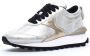 Voile blanche Witte casual leren sneakers voor dames White Dames - Thumbnail 4