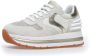 Voile blanche Suede and technical fabric sneakers Maran Power White Dames - Thumbnail 5