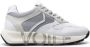 Voile blanche Casual Witte Leren Sneakers met 4cm Rubberen Zool White Dames - Thumbnail 4