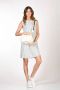 Voile blanche Leather sneakers Lipari Woven White Dames - Thumbnail 4