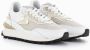 Voile blanche Hype Kalfsleer Metalen Mesh Sneakers Meerkleurig Dames - Thumbnail 2