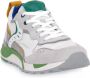 Voile blanche Heren Sneakers Bholt Leer en Stof Multicolor Heren - Thumbnail 6