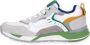 Voile blanche Heren Sneakers Bholt Leer en Stof Multicolor Heren - Thumbnail 7
